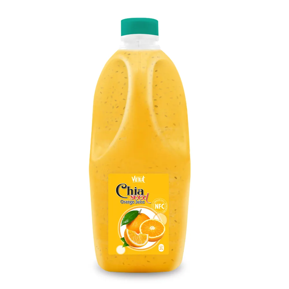 2L VINUT 병 NFC 오렌지 주스 음료 브랜드