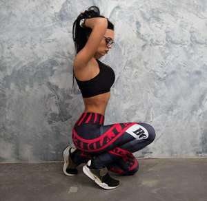 Leggings de fitness taille haute de marque personnalisée pantalon de yoga réversible pour femmes vêtements de sport respirants grande taille-minimum 5 pièces - Product Image 5