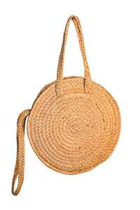 Sacs à main pour femmes en jute et coton à deux poignées et fermeture éclair, personnalisables avec logo, design écologique, doublure en PVC durable, motif à pois, forme tendance - Vente chaude - Product Image 6