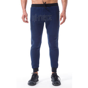 Pantalon de survêtement baggy en coton de haute qualité pour hommes, pantalon de jogging d'été à logo personnalisé, délavé dans l'obscurité, taille élastique, tenue décontracté Hip Hop - Product Image 4
