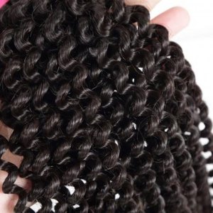 Extensiones de cabello humano indio, color natural y texturas naturales, sin enredos, cutícula, Alineación - Product Image 2