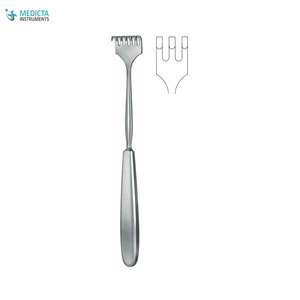 Volkmann-Retractor y ganchos quirúrgicos de buena calidad, 3 clavijas Blunt, 21,5 cm - Product Image 3