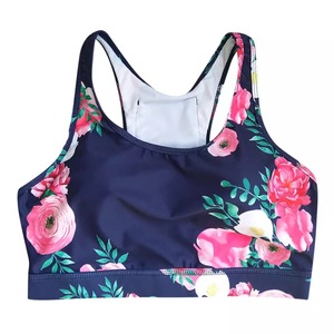 Soutien-gorge de sport Yoga pour femmes, de bonne qualité, personnalisé, poche à dos, imprimé, modèle 100% - Product Image 4