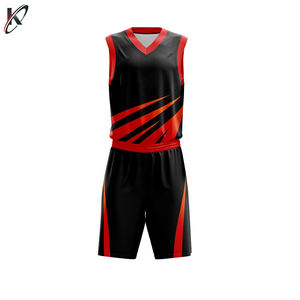 Réversible de basket-ball jersey uniformes accepter votre propre design personnalisé respirant tissu Double Côté basket - Product Image 5