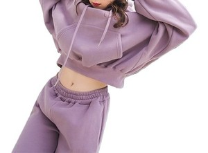 Chándal personalizado ecológico de la mejor calidad, suéter, traje de sudor, forro polar de algodón 100%, todos los tamaños, diseños de colores, maternidad de talla grande - Product Image 2