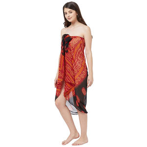 Summer Island Logo Trendy Casual Nuevo estilo Fitness Traje de baño OEM Venta al por mayor Sarongs Nuevo diseño Gasa Características multifuncionales - Product Image 4