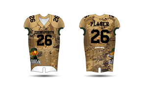 Al por mayor 100% poliéster uniforme de fútbol americano conjuntos personalizados con impresión por sublimación personalizada antibacteriana todas las estaciones - Product Image 4