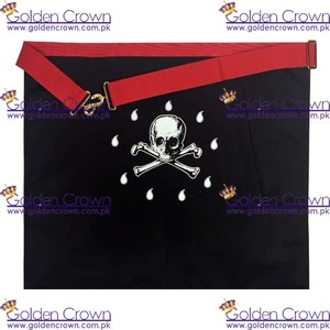 Tablier maçonnique de rite écossais-AASR-Maître maçon-Lettres maçonniques | Fournisseur de tablier maçonnique Regalia - Product Image 3