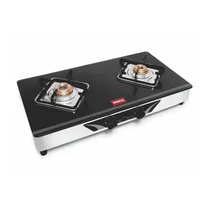 2 Burner Gas Cook-Top with Glass top