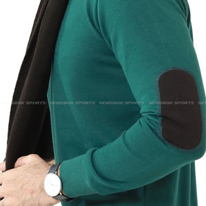 เสื้อวอร์มคอกลมแขนสั้นพิมพ์ลายโลโก้ที่กำหนดเอง,เสื้อสเวตเชิ้ตคอกลมสำหรับผู้ชาย - Product Image 3