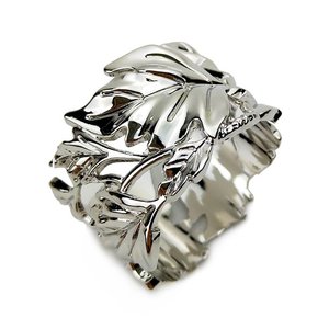 Anillo de servilleta de diseñador de aluminio Calidad superior Hecho a mano Anillo de tejido al por mayor Venta caliente Anillo de servilleta nuevo elegante - Product Image 4