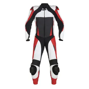 最新款摩托车套装定制摩托车皮革赛车服男士摩托车赛车服