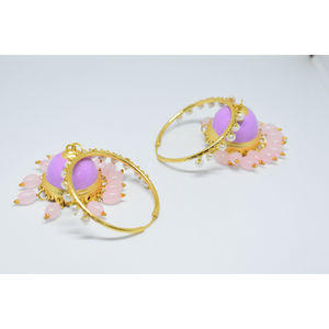 ต่างหูแบบจุ๊มก้า ฮักกี้ ทองเหลืองเคลือบด้านสีทองสวยงาม ดีไซน์แบบมีนาการี ดั้งเดิม สวยงามทันสมัย ปี 2025 สำหรับเด็กหญิงและสตรี - Product Image 3