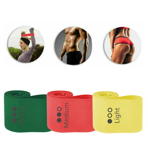 Custom Logo Fitness 3pcs Elastic Legs <b>Exercise</b> Fabric Hip Circle Glute Loop Gym Resistance <b>Bands</b> Set - Product Image 2