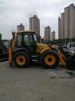 Mesin Konstruksi Harga Murah Pemuat Backhoe 4 Roda 3.6ton