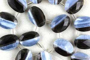 Top qualité 18 pièces naturel plus audacieux opale à facettes forme ovale pierres précieuses Briolette perles pour la fabrication de bijoux collier Bracelet - Product Image 4