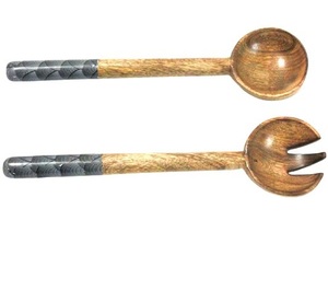 Cuchara para servir de madera para cocina y mesa, alta calidad, superventas, MANGO, cucharas de madera - Product Image 6