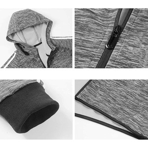High Quality Arm Stripes Sport Sweat Suit Set Men's Two Piece Hooded <b>Jacket</b> Pants Track Suit - Product Image 6