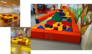 OMOIO SQUARE D 450 SERIES COMBINATION PLAN #1 KIDS ROOM FURNiture SOFT SAFETY CHILDREN SET FACILITY SCHOOL MALL HOSPITAL
