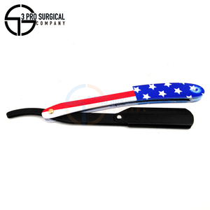 3Rasoirs droits de qualité Pro conçus pour un usage professionnel, construction en acier inoxydable, conception légère et facilité de contrôle - Product Image 6