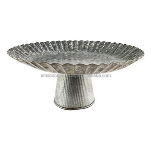 Plateau de service à gâteaux, fabricant de desserts, support à pâtisserie galvanisé - Product Image 2