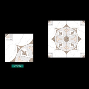 Carrelage de sol design décoratif en céramique pour salon 40x40cm - Product Image 2