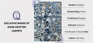 Tapis moderne tibétain noué à la main en laine tapis ensemble exportateur indien prix de gros pour la maison et la prière - Product Image 2