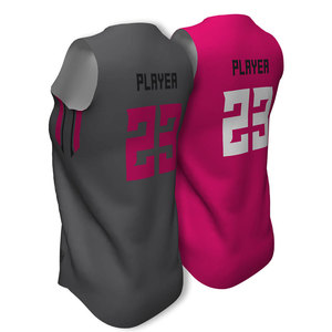 Uniforme de baloncesto personalizado OEM de poliéster, estilo estadounidense, 100% cosido, de alta calidad, reversible, para mujer. - Product Image 2