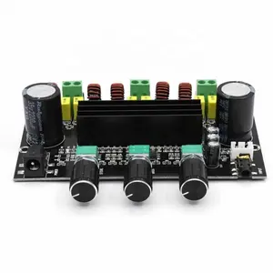 Taidacent 12-16V 80W+80W+100W High Power 2.1 Channel TPA3116D2 Digital Subwoofer Power Amp Board XH-M573 DIY Audio Amplifier