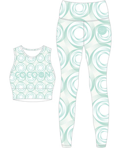 2022, conjunto de ropa deportiva de Yoga transpirable de talla grande para mujer, mallas deportivas ecológicas, traje para entrenamiento y correr - Product Image 1
