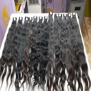 Offre Spéciale indien naturel brun bouclé cheveux tissage vierge Remy cheveux Machine Double trame toutes les couleurs adapté toutes sortes d'approvisionnement - Product Image 6