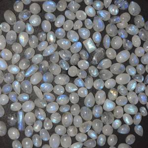 พลอยมูนสโตนธรรมชาติขนาดคละสี,พลอย Cabochon สำหรับทำเครื่องประดับ - Product Image 1