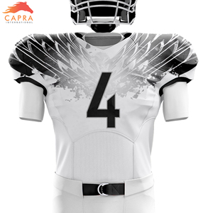 Uniforme de football américain de conception personnalisée par sublimation OEM 2025 uniforme de football américain en gros - Product Image 5