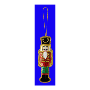 Zari Hand Embroidery Christmas Unique Design Ornament - Product Image 1