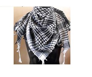 Écharpe élégante en coton doux de style arabe brillante et brillante pour adultes, châle traditionnel unique pour l'exportation. - Product Image 6