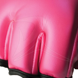 High Quality ROBUST INDUSTRIES MMA <b>Gloves</b> PU Leather <b>PVC</b> Material Half-Finger Custom Logo Printed Lightweight Quick Drying - Product Image 4