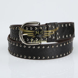Ceinture pour femmes Style Rock en cuir PU pour Trad Goth Jeans Waist Parts Belts Fashion Decoration - Product Image 3