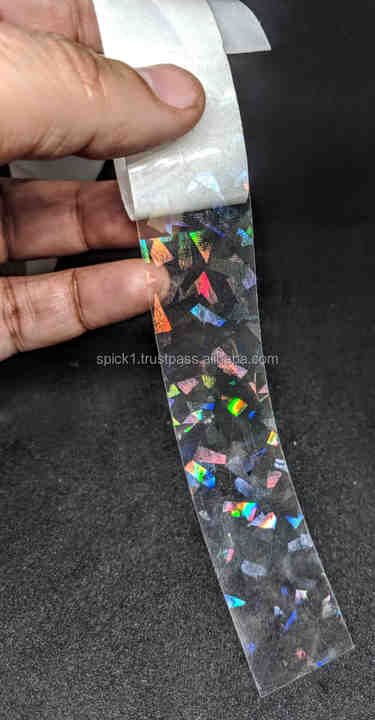 Single-Sided 50mm Color-Changing Hula Hoop Tapes Water Activated Polyester Acrylic Adhesive Carton Sealing Paper Film
