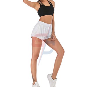 Pantalones cortos deportivos para correr y gimnasio para mujer, Shorts deportivos holgados de secado rápido con bolsillos para verano - Product Image 1