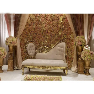 Punjabi-sofá Roka de estilo francés para boda, hermoso sofá de escenario para novia y novio, para recepción, boda india, Diván de amor - Product Image 1