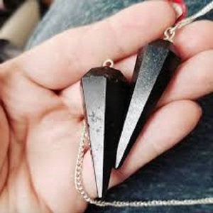 Vente en gros de cristaux naturels, Tourmaline noire, cône à facettes, pierre précieuse, Chakra, pendule pour la guérison; Grossiste - Product Image 5