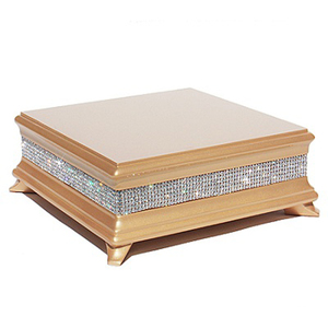 Modern design <b>cake</b> serving stand copper plated round top <b>cake</b> <b>server</b> at low price for wedding and home decor - Product Image 3