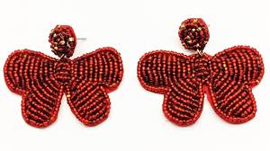 Pendientes de cuerda trenzada de macramé geométrico de declaración hecha a mano estilo bohemio de moda con urdimbre cristal diamante piedra preciosa para regalo - Product Image 4