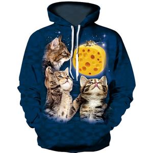 เสื้อสเวตเตอร์ขนแกะมีฮู้ดคอปกมีโลโก้ด้านหน้าสำหรับฤดูหนาวตามสั่ง - Product Image 1