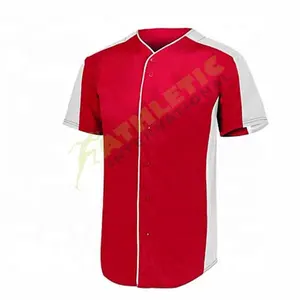 Novo Design Bordado Impresso Homens Beisebol e Softball Wear Jersey Camisas Material Personalizado Manga Curta Sports Wear Adultos 2023