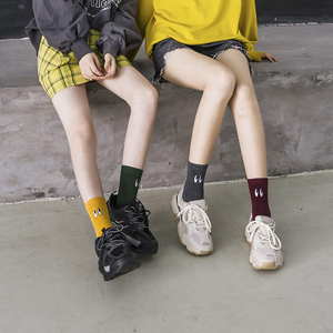 Chaussettes de sport en coton à broder avec de beaux grands yeux confortables de haute qualité <span class=keywords><strong>d</strong></span>'automne et <span class=keywords><strong>d</strong></span>'<span class=keywords><strong>hiver</strong></span> - Product Image 5