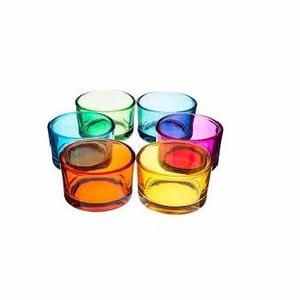 Bougeoir votif en verre de bonne qualité naturelle, décoration de fêtes en verre pour la maison et la ferme, porte-bougie à thé - Product Image 6