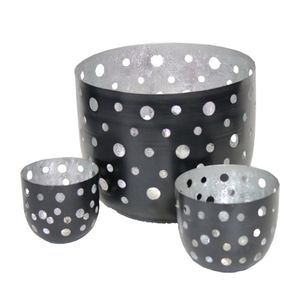 Wholesale Votive <b>Empty</b> Ceramic Candle <b>Jars</b> With Li - Product Image 2