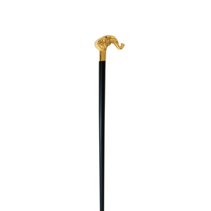 Bâton de marche en bois neuf style vintage manche tête de