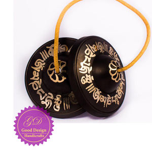 Tingsha ou Cymbale et Manjeera en bronze de haute qualité de 2.5 pouces pour la méditation et le yoga | Produits de guérison par le son à prix de gros - Product Image 4